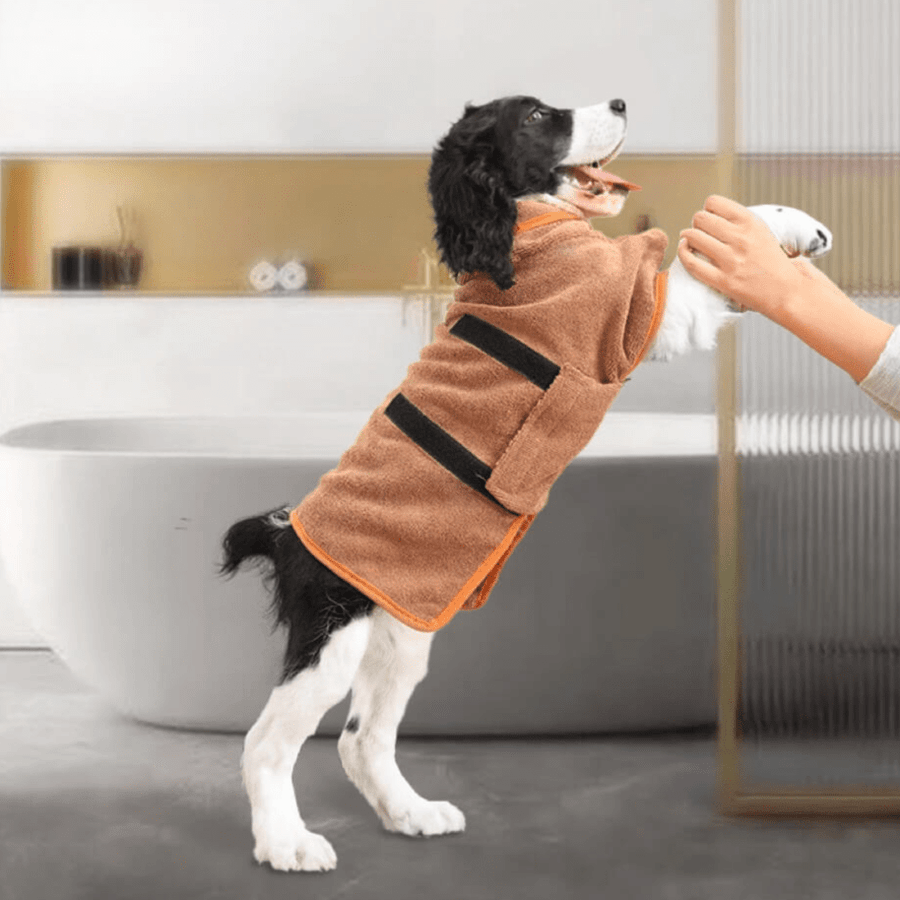 Super Absorbent Pet Bathrobe Towel video review preview