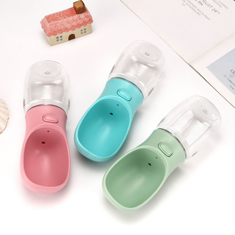 Portable dog water bottle