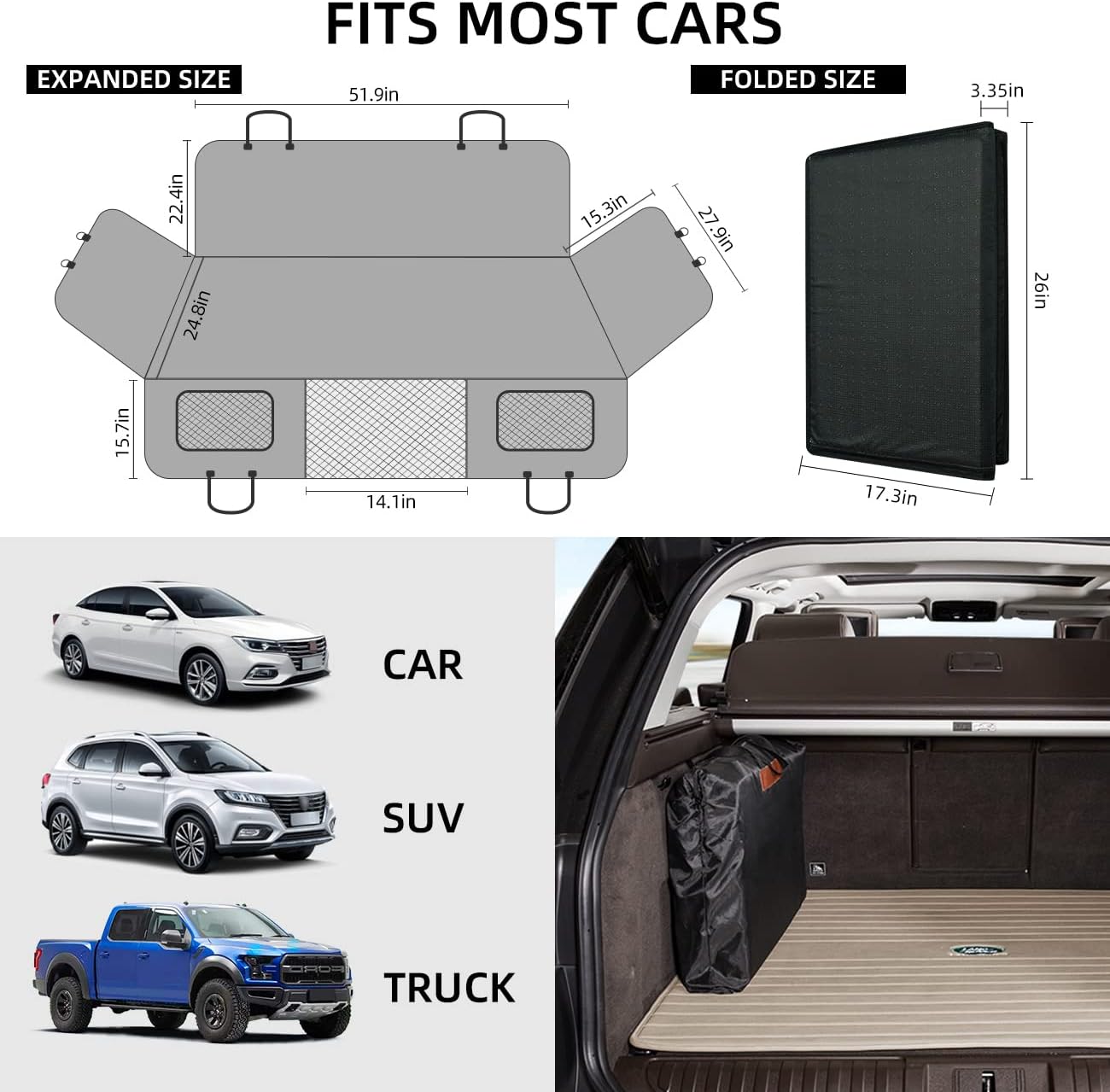 waterproof pet car seat cover